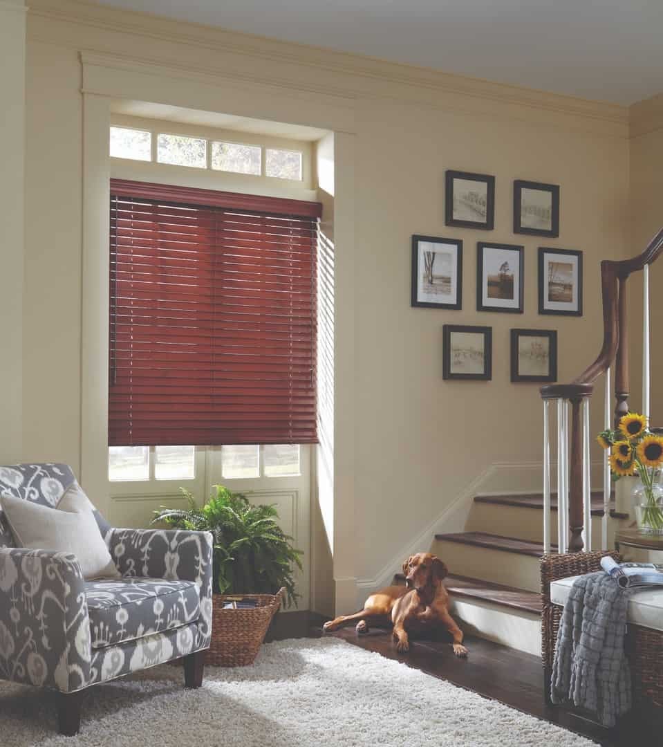Adding wood and metal blinds to homes near Costa Mesa, California (CA), for a warm look.
